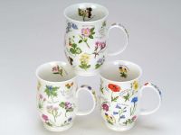 Porzellan Teebecher / Kaffeebecher Dunoon Suffolk - Wild Flowers -