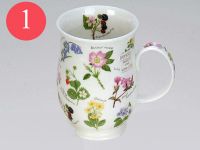 Porzellan Teebecher / Kaffeebecher Dunoon Suffolk - Wild Flowers -