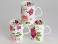 Porzellan Teebecher / Kaffeebecher Roy Kirkham Lancaster - Rose du Temps