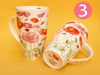 Dunoon Henley Porzellanbecher -Poppies-