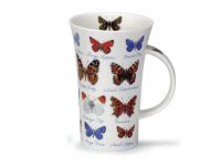 Dunoon Glencoe Porzellanbecher -Butterflies- Schmetterlinge