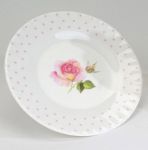 Roy Kirkham Kuchenteller -Rose du Temps - Rosenmotiv