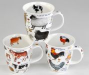 Dunoon Becher Nevis -Farm Breeds I - Fine Bone China