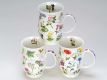 Porzellan Teebecher / Kaffeebecher Dunoon Suffolk - Wild Flowers -