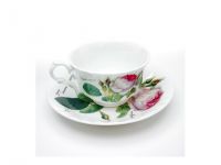 Roy Kirkham Redoute Roses Teetasse klein mit Unterteller