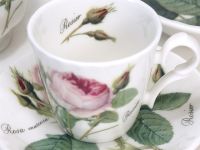 Roy Kirkham Redoute Roses -Espressotasse mit Unterteller-