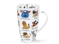 Dunoon Henley Porzellanbecher Superdogs Hunde