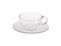 Teetasse Glas Medio 300ml Untertasse