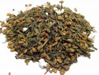 Genmaicha, grüner Tee mit Reis und Puffreis