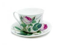 Roy Kirkham Jumbotasse Redoute Roses Rosen inkl. Untertasse