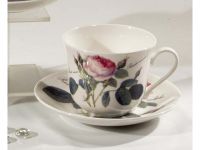 Roy Kirkham Jumbotasse Redoute Roses Rosen inkl. Untertasse