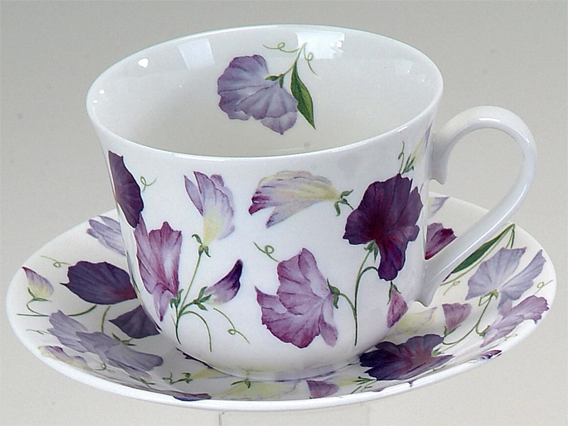 Roy Kirkham Jumbotasse English Meadow Mohnblumen inkl Untertasse große Tasse