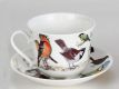 Roy Kirkham Jumbotasse Garden Birds Vögel inkl. Untertasse