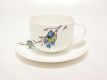 Roy Kirkham Jumbotasse Birds Blue Tilt Blaumeise inkl. Untertasse